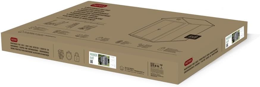 KETER - ABRI Manor 68-4,1m2 - Gris