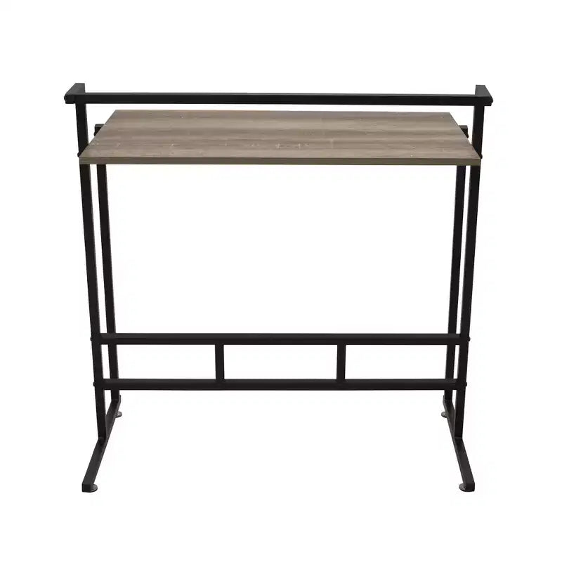 Escritorio pequeño para oficina de estilo minimalista, fresno