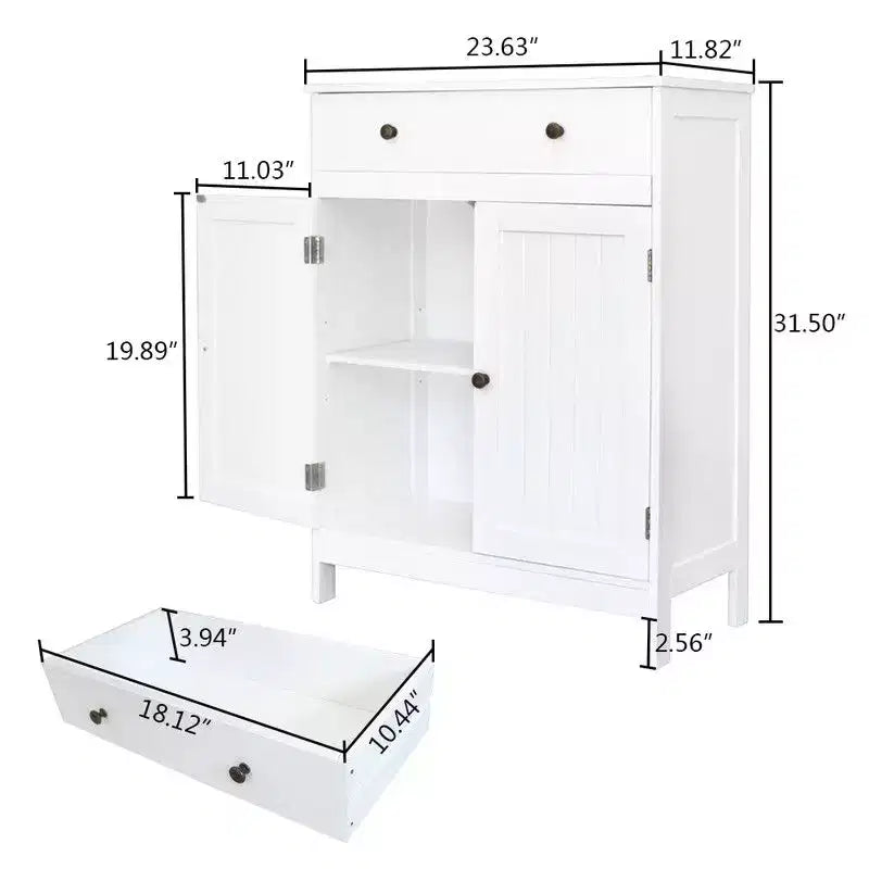 Armario de baño independiente de estilo minimalista