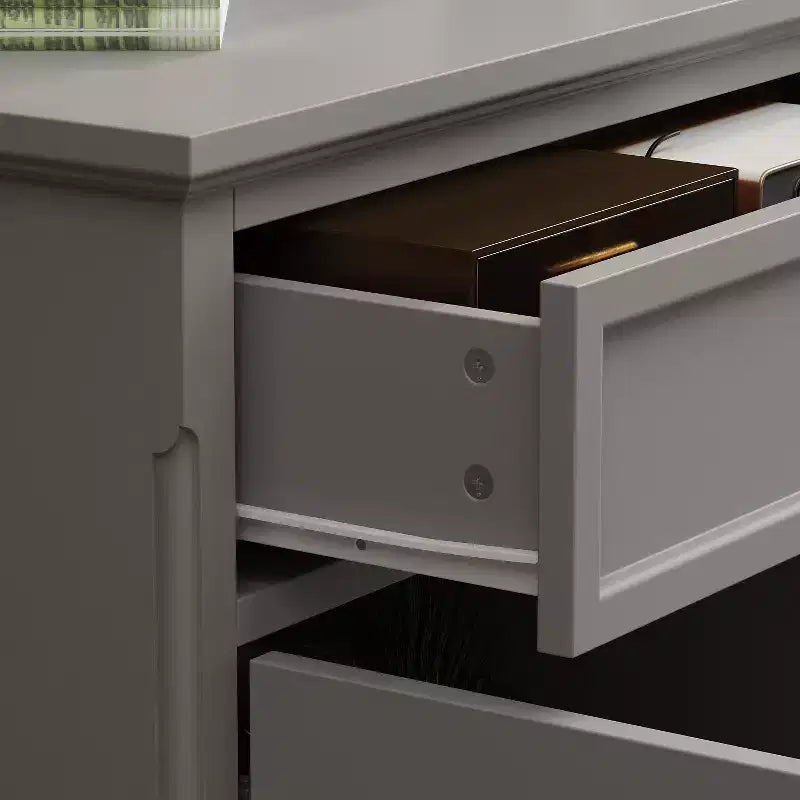 Cómoda horizontal de 5 cajones, armario de almacenamiento multifuncional, soluciones de almacenamiento para la sala de estar
