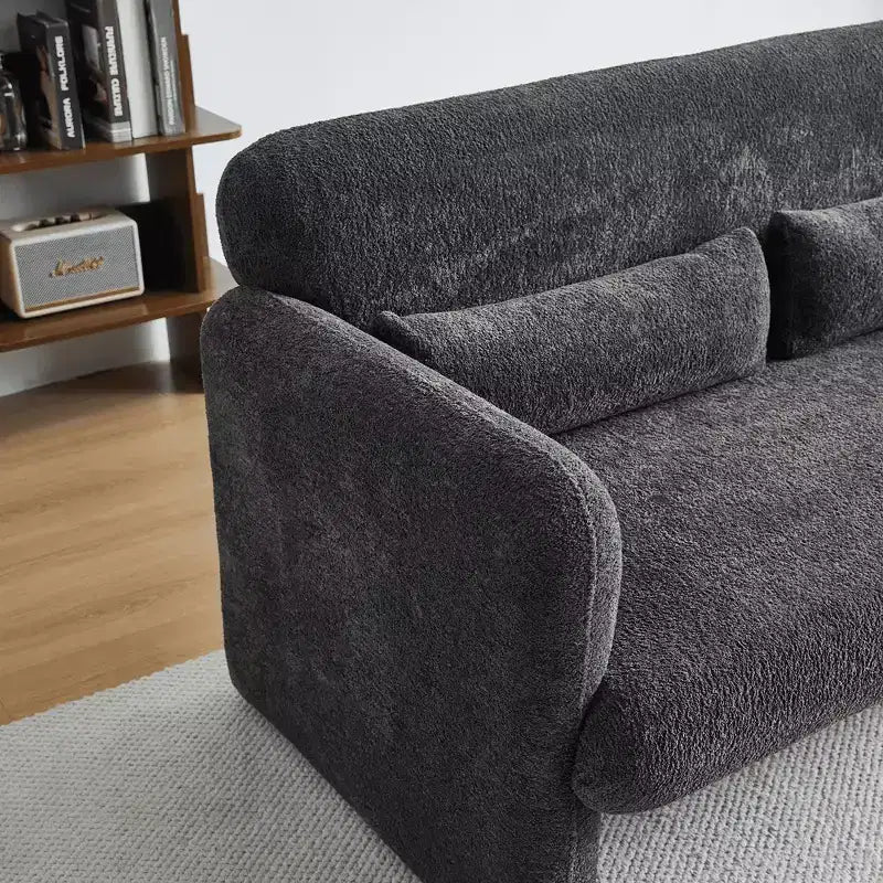 Sofá cama con USB, cama extraíble ajustable 3 en 1 y bolsillo lateral (terciopelo)