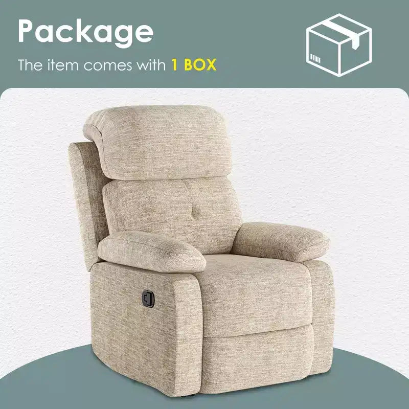 Petit canapé inclinable pour le salon, fauteuil pour adultes