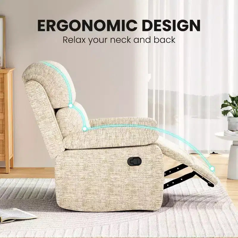 Petit canapé inclinable pour le salon, fauteuil pour adultes