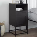Armoire de chevet, table d’appoint latérale pour la chambre, meuble en acier