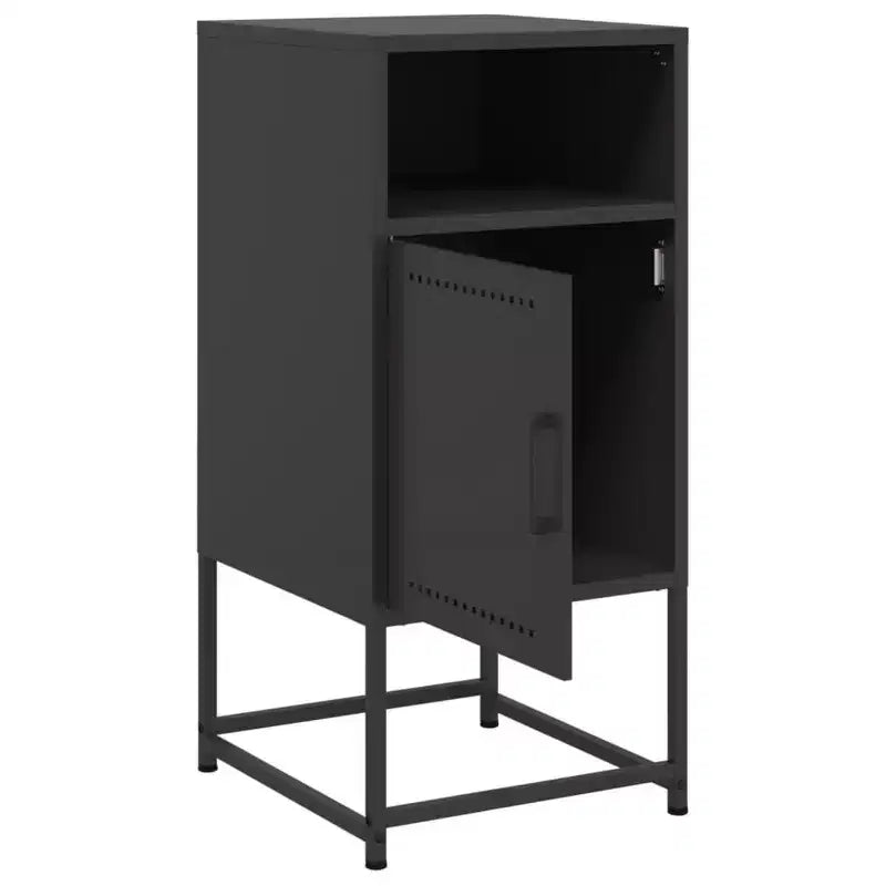 Armoire de chevet, table d’appoint latérale pour la chambre, meuble en acier