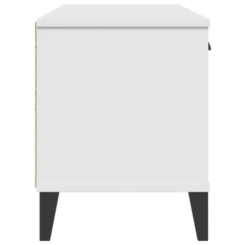 Banc à chaussures avec étagère de rangement, organisateur pour entrée, en pin massif