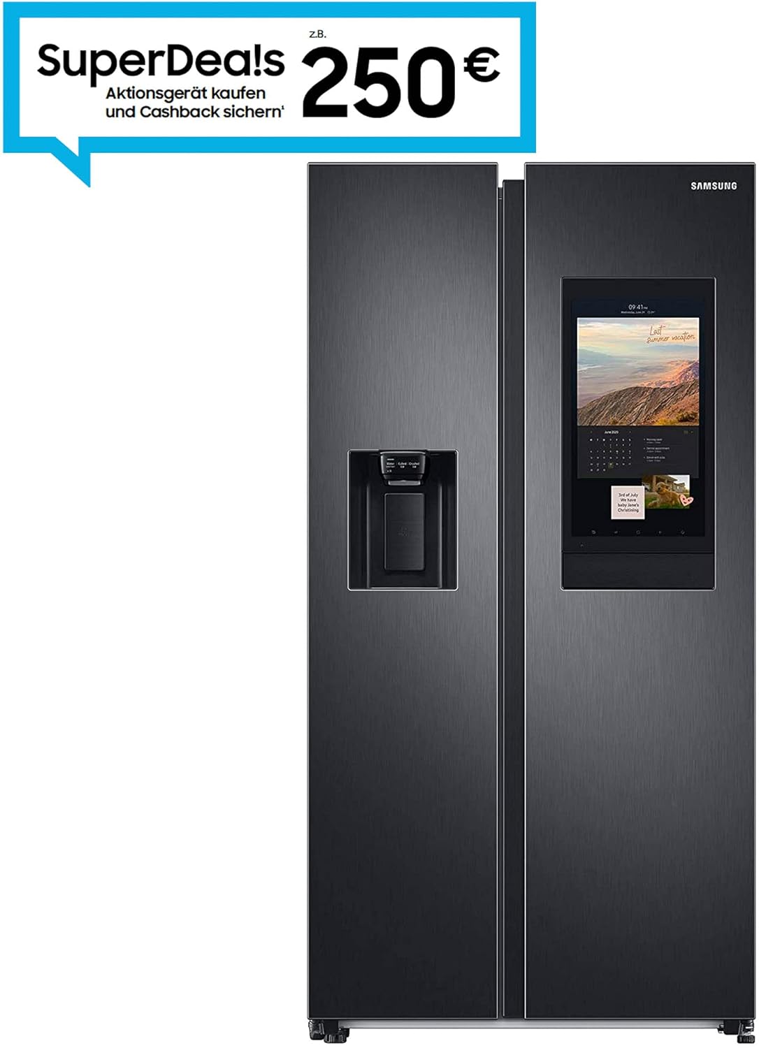 Samsung RS6HA8891B1/EG Side by Side premium noir