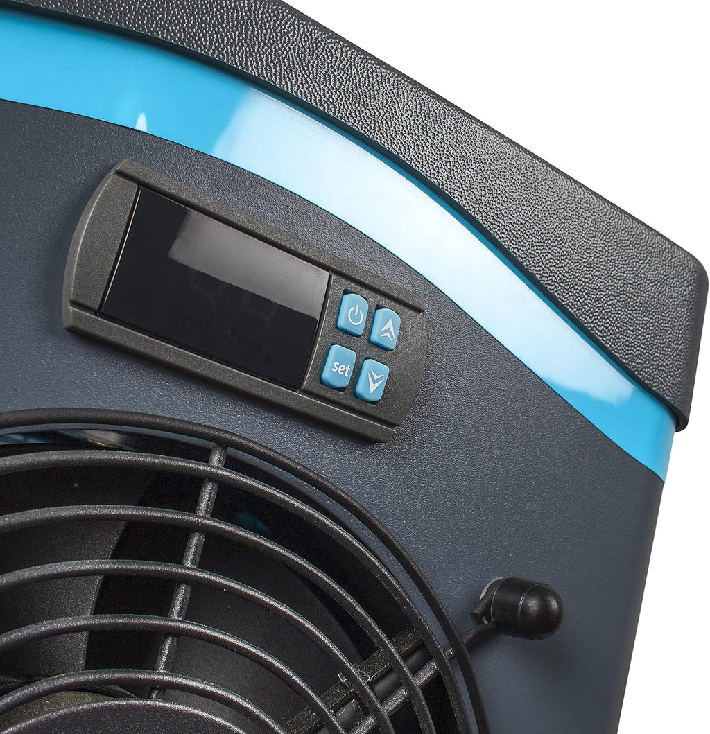 Gre HPM40 HPM40-Mini Pompe à Chaleur pour Piscine Hors Sol jusqu'à 40 m3, Noir
