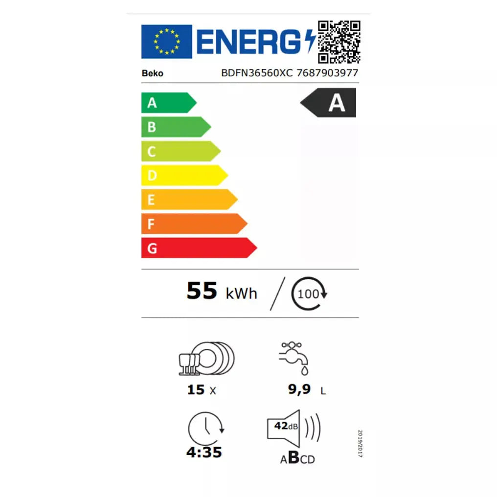Lave vaisselle 60 cm BEKO BDFN36560XC CornerIntense