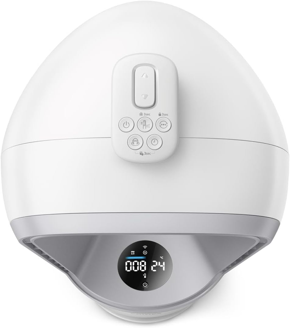 Philips Air Performer 3-en-1 : Purificateur, Chauffage & Ventilateur Rafra?chisseur – Nettoie 70m2, élimine 99,97% des Allergènes et Polluants. Filtre HEPA, Capteurs Intelligents, App (AMF870/15)