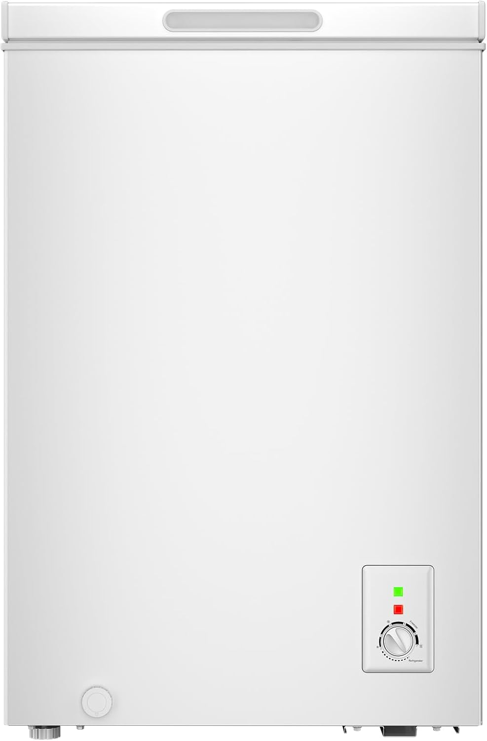 Congélateur coffre CHiQ 142L, 63,5 x 55,6 x 83,5cm, Congélateur Inverter, Affichage de la température extérieure, Mode de congélation rapide -32°C, Grille métallique,Faible bruit