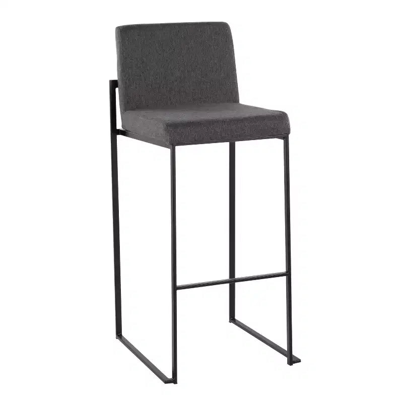 Juego de 2 taburetes de bar de estilo minimalista