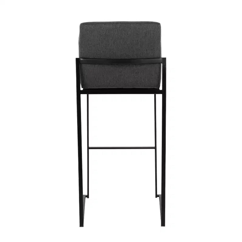 Juego de 2 taburetes de bar de estilo minimalista