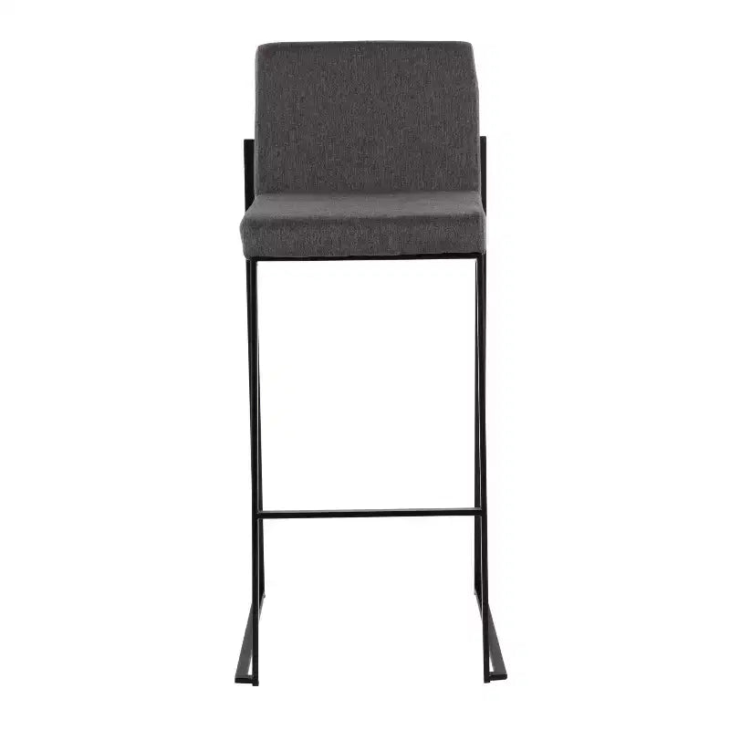 Juego de 2 taburetes de bar de estilo minimalista