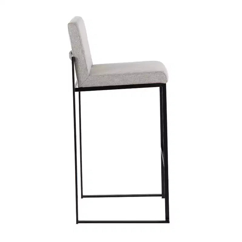 Juego de 2 taburetes de bar de estilo minimalista