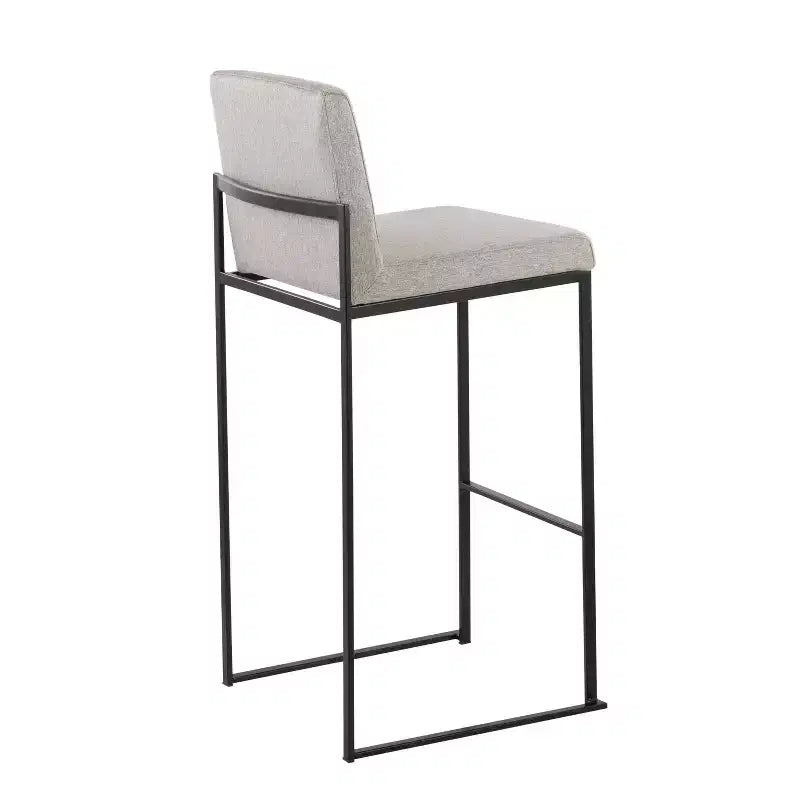 Juego de 2 taburetes de bar de estilo minimalista