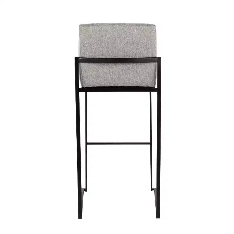 Juego de 2 taburetes de bar de estilo minimalista