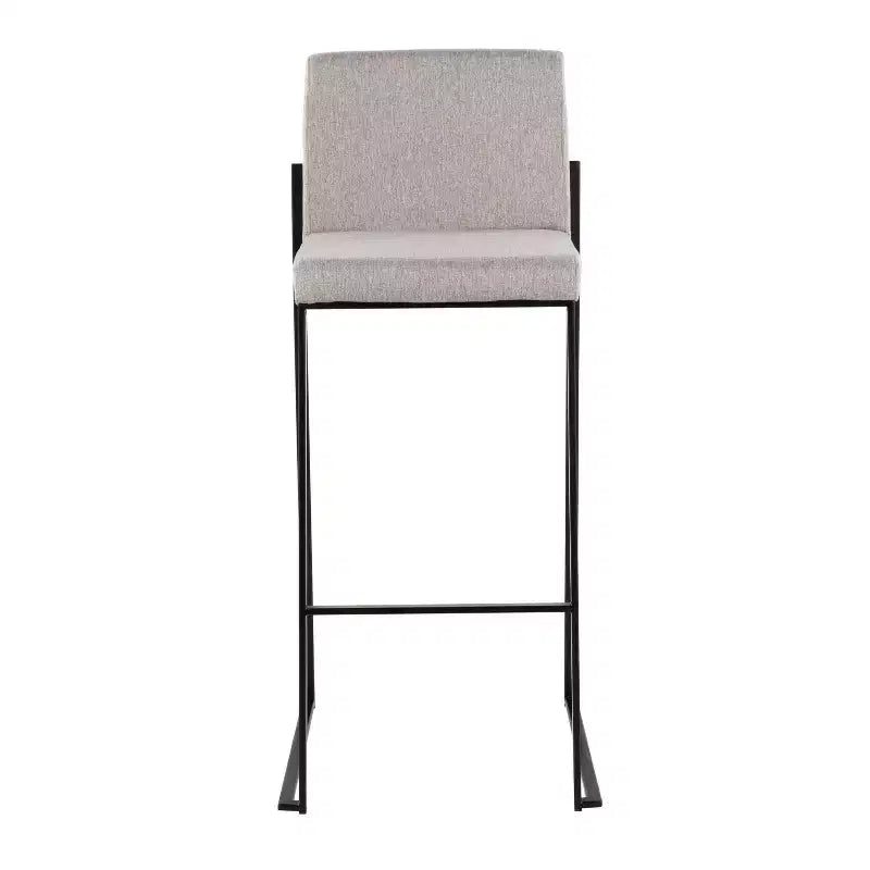 Juego de 2 taburetes de bar de estilo minimalista