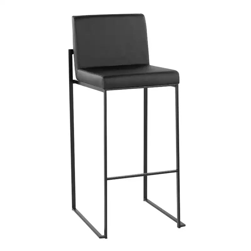 Juego de 2 taburetes de bar de estilo minimalista