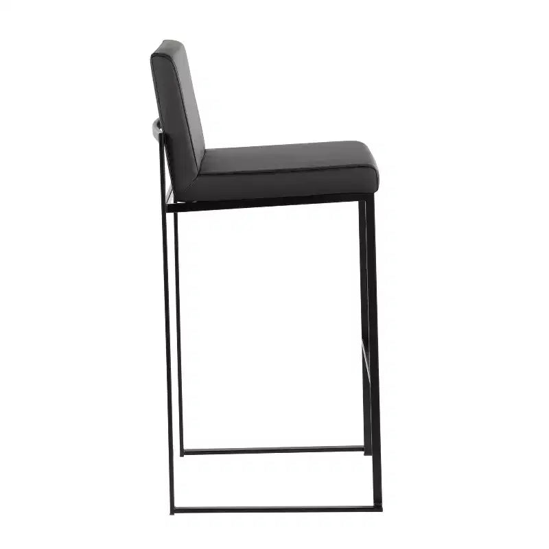Juego de 2 taburetes de bar de estilo minimalista
