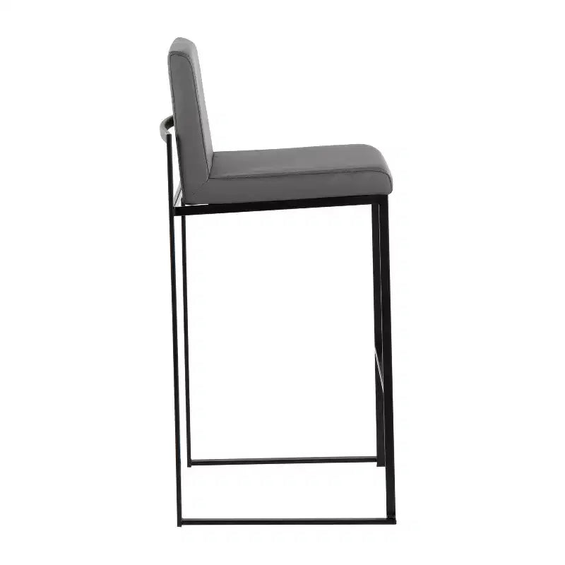 Juego de 2 taburetes de bar de estilo minimalista