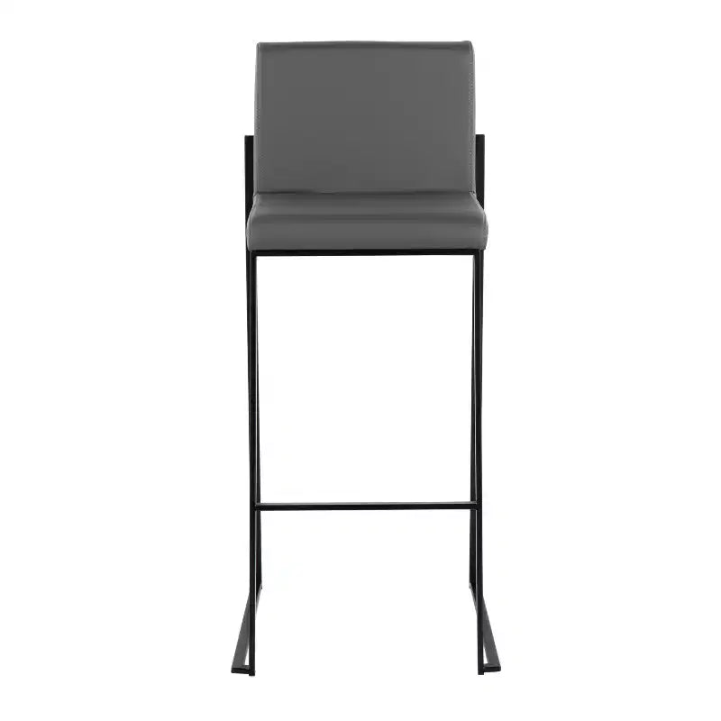 Juego de 2 taburetes de bar de estilo minimalista