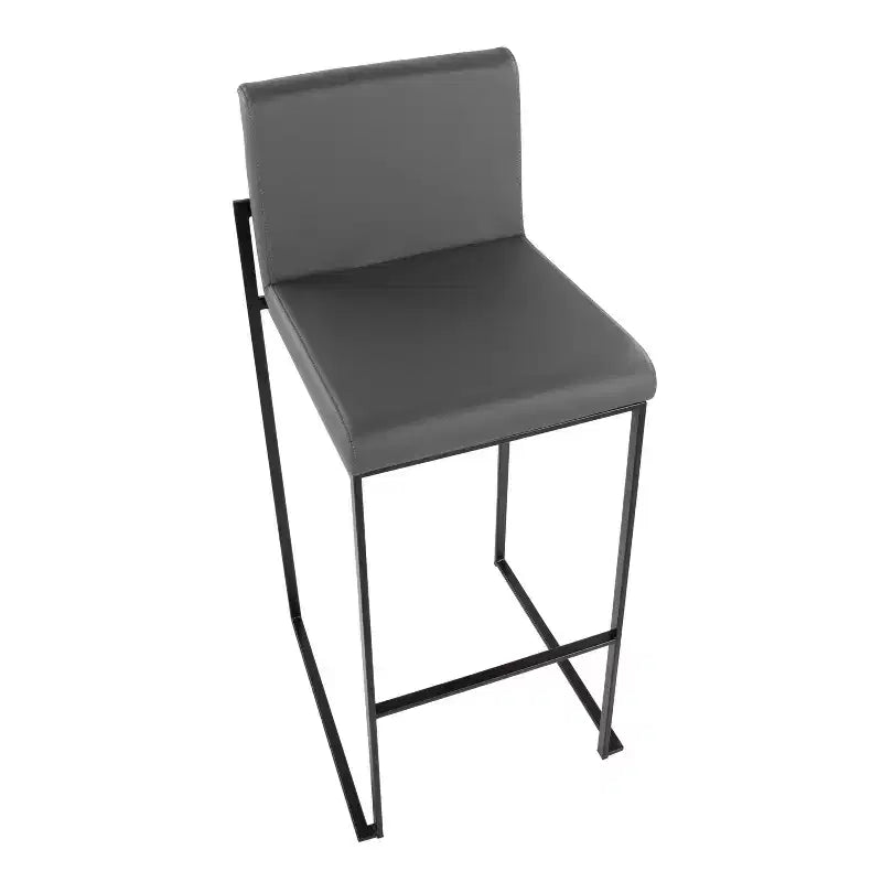 Juego de 2 taburetes de bar de estilo minimalista