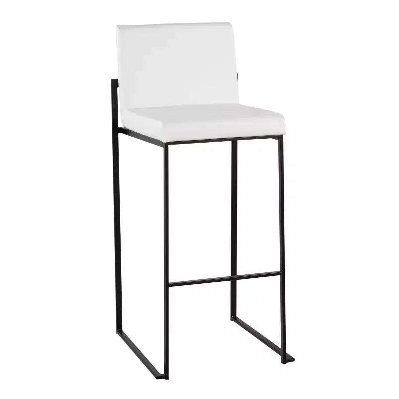 Juego de 2 taburetes de bar de estilo minimalista