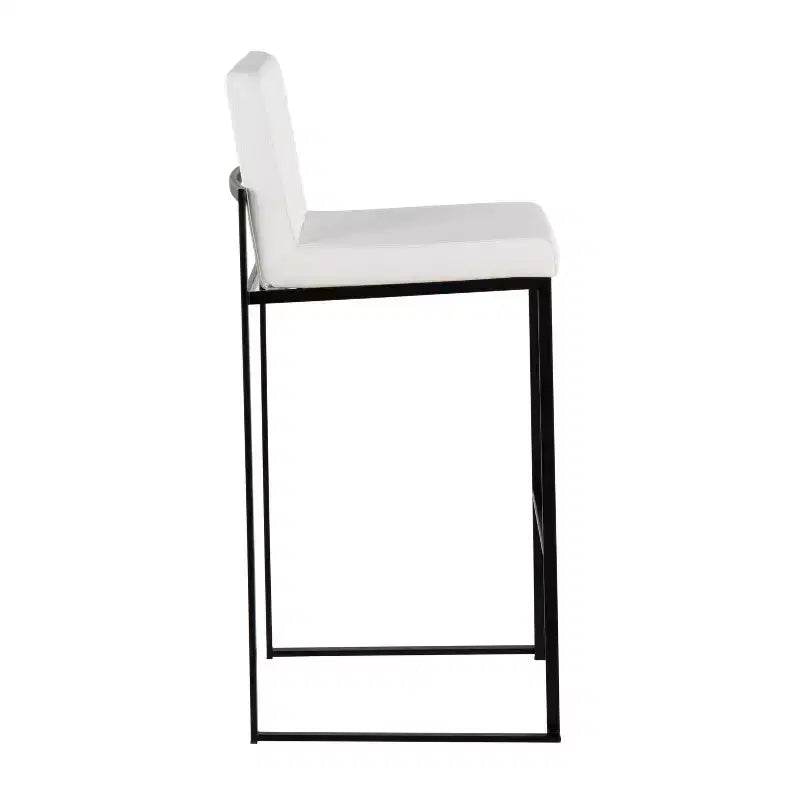 Juego de 2 taburetes de bar de estilo minimalista