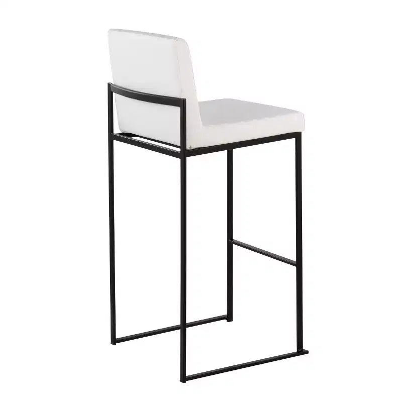 Juego de 2 taburetes de bar de estilo minimalista