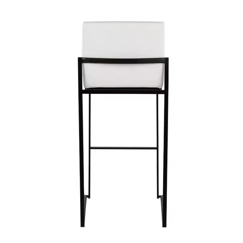 Juego de 2 taburetes de bar de estilo minimalista