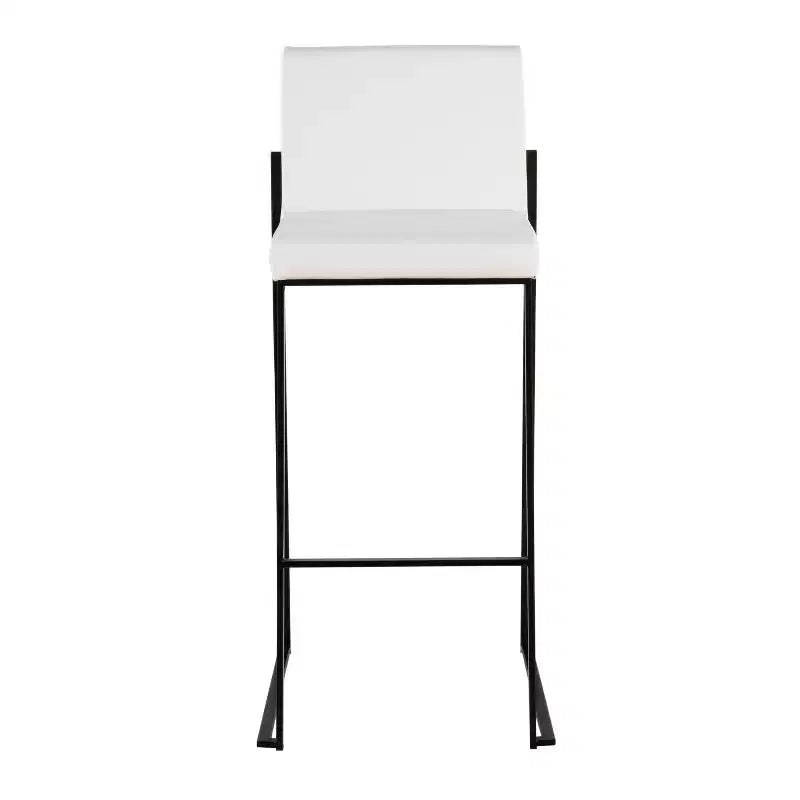 Juego de 2 taburetes de bar de estilo minimalista