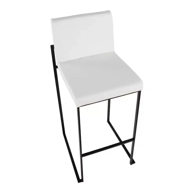 Juego de 2 taburetes de bar de estilo minimalista