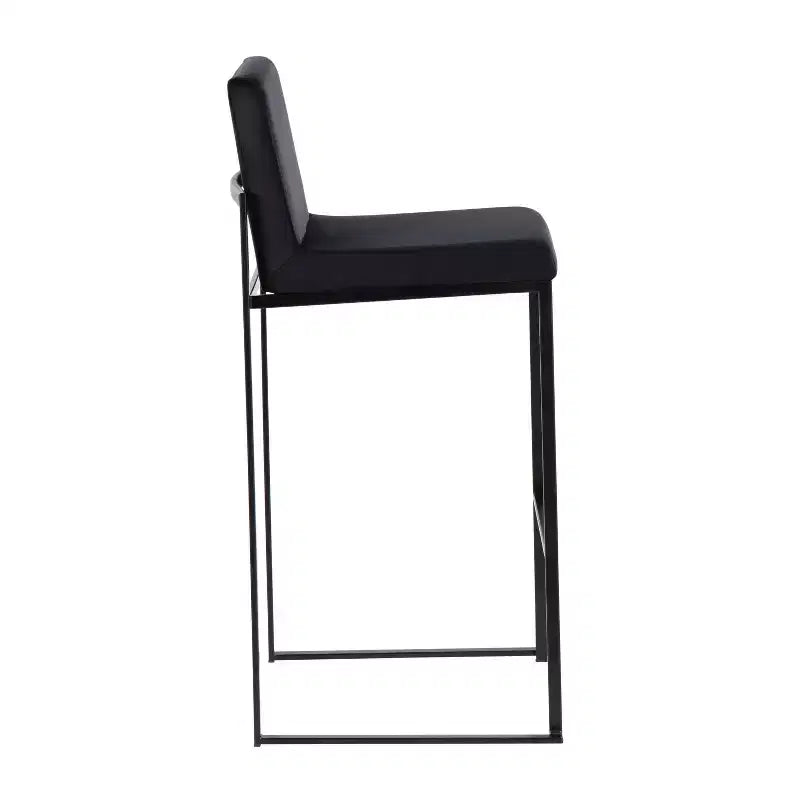 Juego de 2 taburetes de bar de estilo minimalista