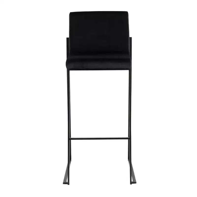 Juego de 2 taburetes de bar de estilo minimalista