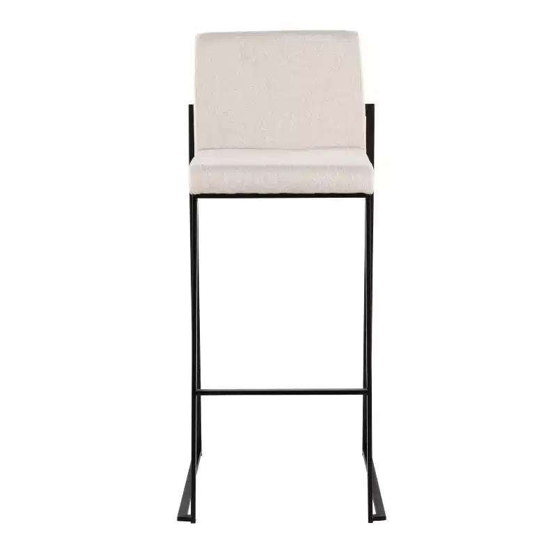 Juego de 2 taburetes de bar de estilo minimalista