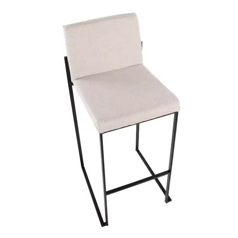 Juego de 2 taburetes de bar de estilo minimalista