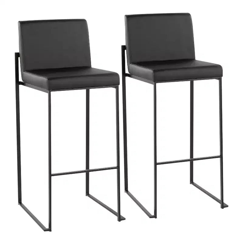 2er-Set Barhocker im minimalistischen Stil