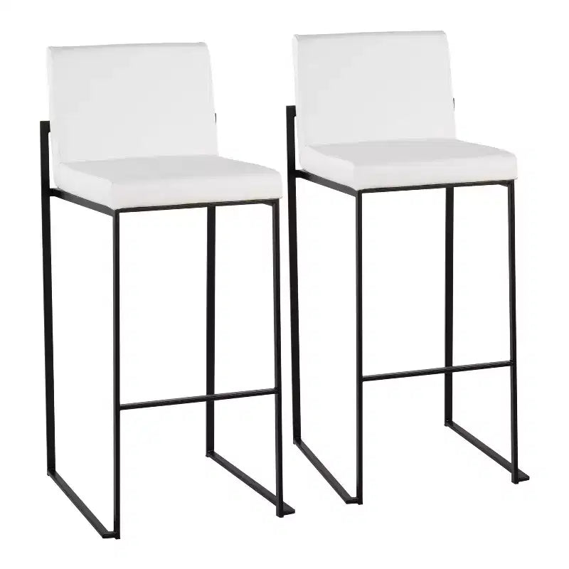 2er-Set Barhocker im minimalistischen Stil