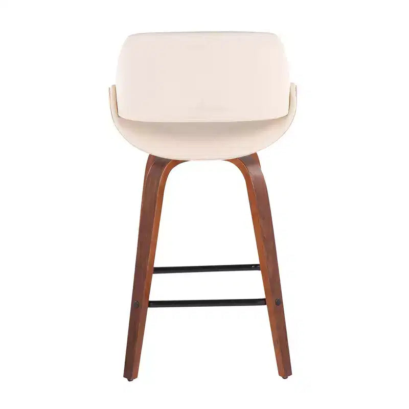 Lot de 2 tabourets de bar carrés de style nordique