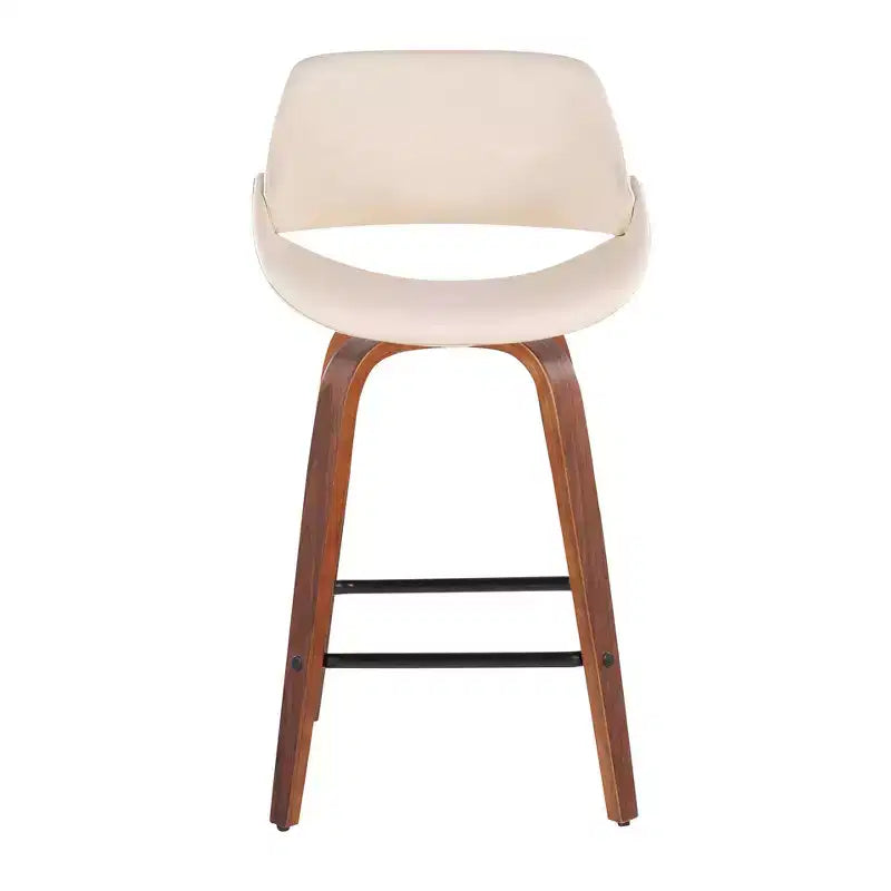 Lot de 2 tabourets de bar carrés de style nordique