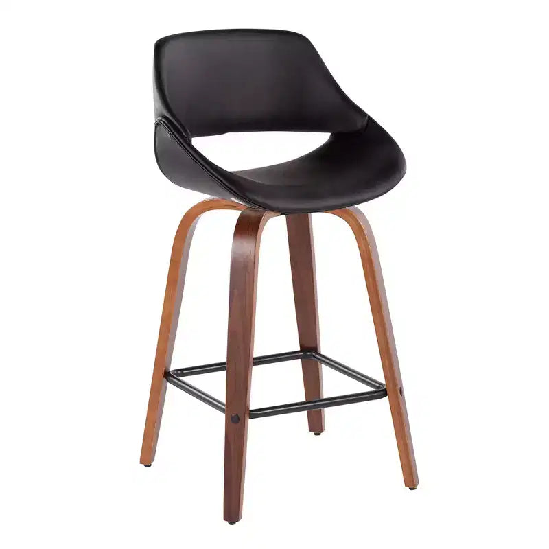 Lot de 2 tabourets de bar carrés de style nordique