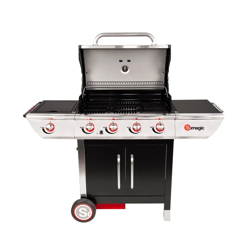 Barbecue au gaz MANHATTAN 450GPI - 4 br?leurs + réchaud 14kW Somagic
