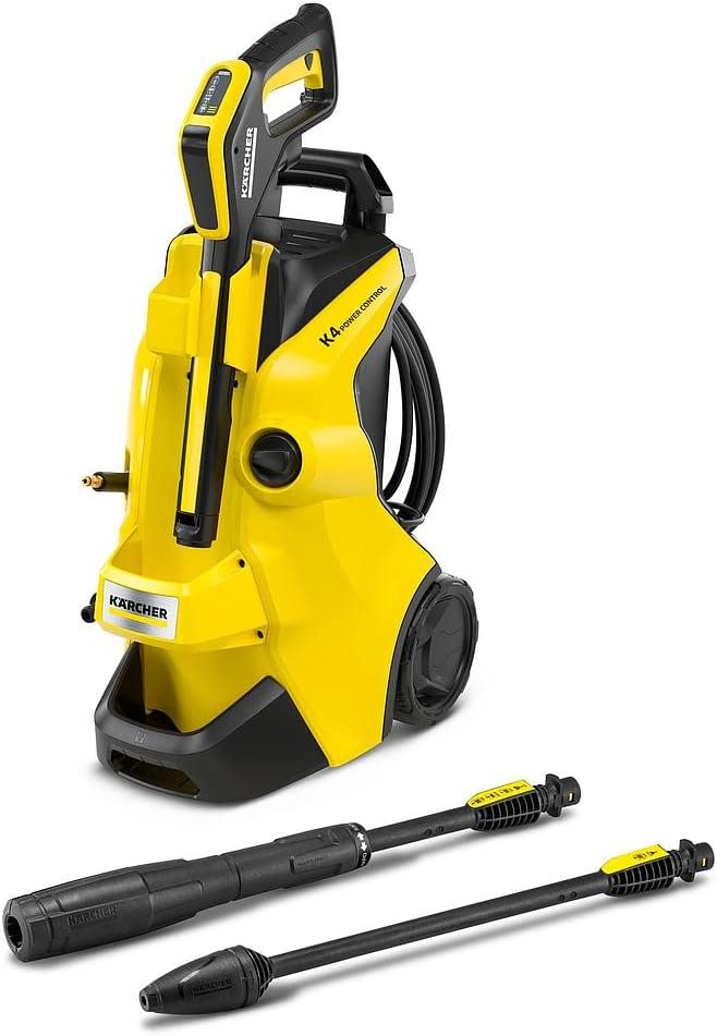K?rcher Nettoyeur Haute Pression K 4 Power Control Flex Home, Pression : max. 130 bar, Débit : 420 l/h, Surface : 30 m2/h, Poids : 11,5 kg, Pistolet Haute Pression, Rotabuse, Lance, Home Kit