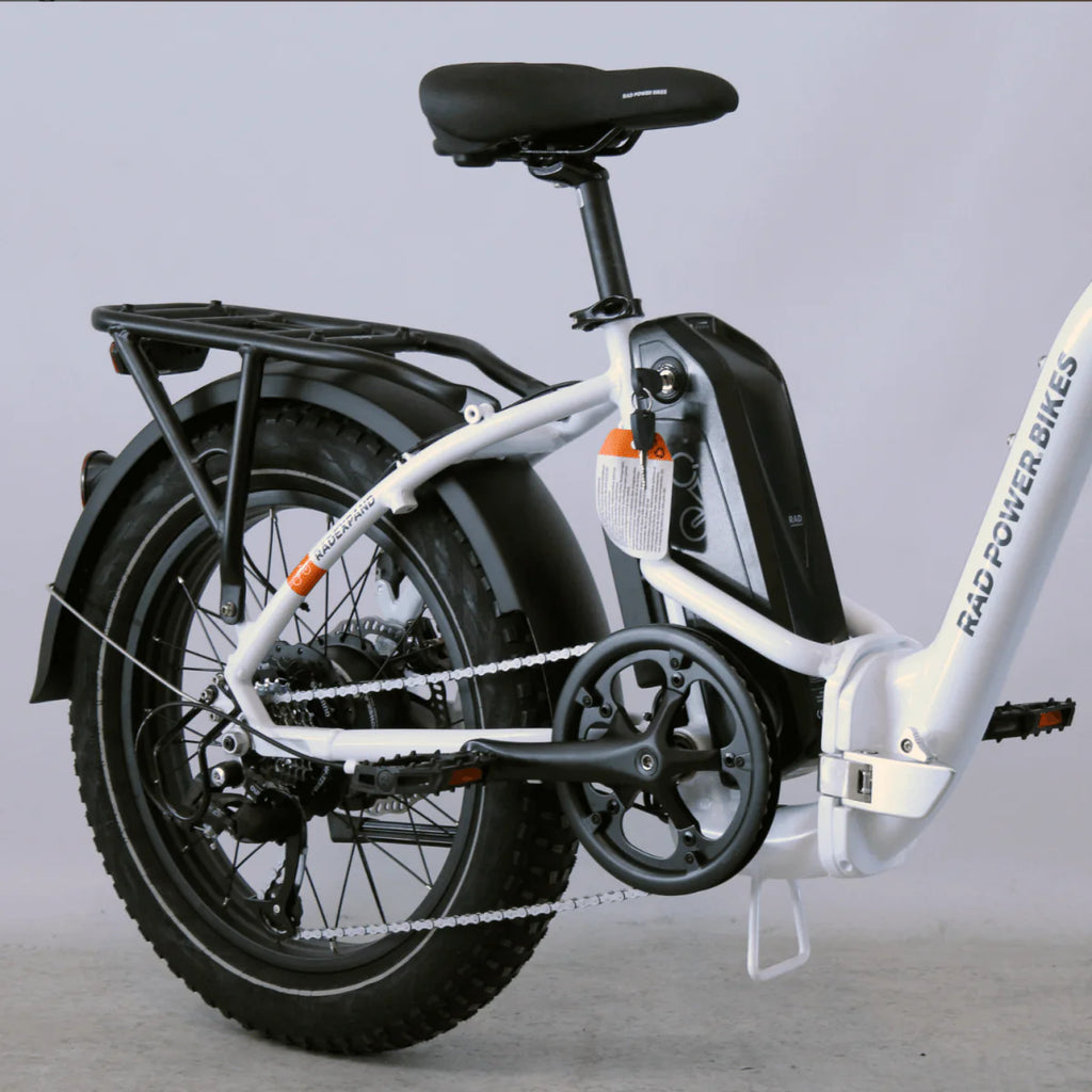 Vélo électrique pliant Rad Power Bikes RadExpand 5 blanc