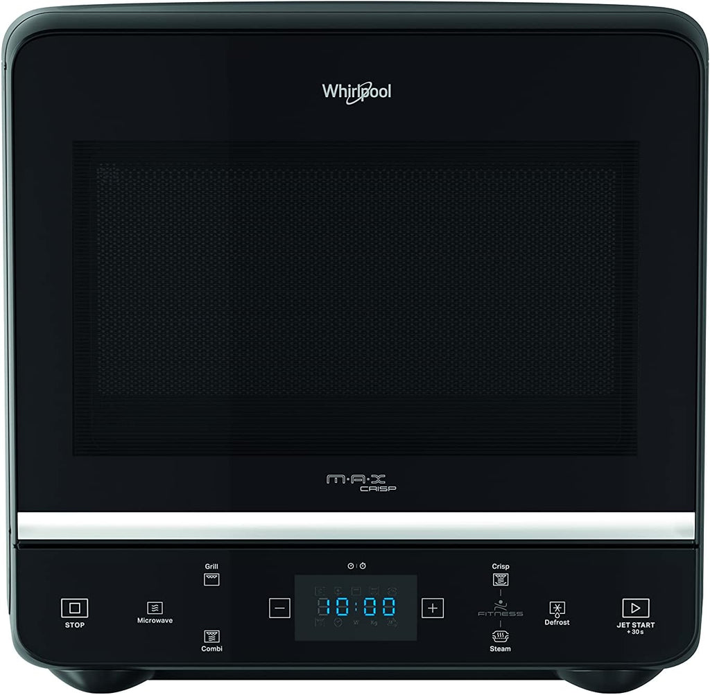 Whirlpool Max 49 MB four à micro-ondes + Grill, 13 l avec vapeur, grille haute, plateau Crisp + poignée