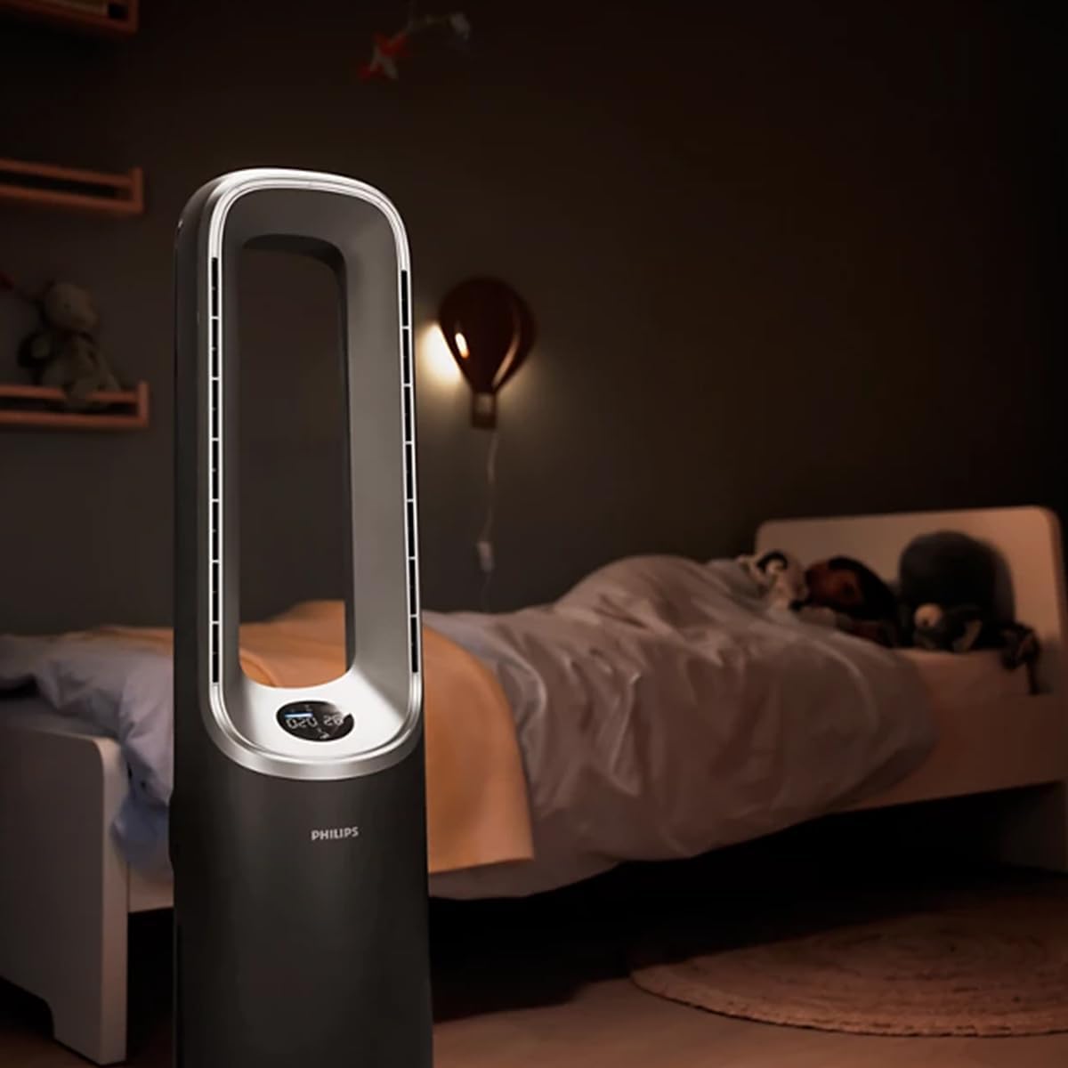 Philips Air Performer 3-en-1 : Purificateur, Chauffage & Ventilateur Rafra?chisseur – Nettoie 70m2, élimine 99,97% des Allergènes et Polluants. Filtre HEPA, Capteurs Intelligents, App (AMF870/15)
