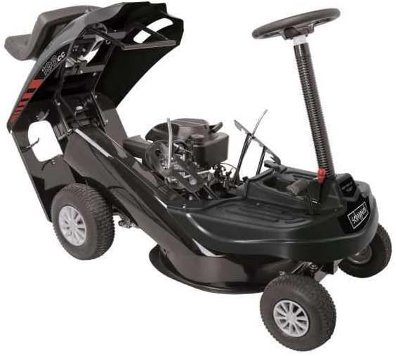 Scheppach Tondeuse à Gazon autoportée MR196-61 – Moteur à Essence 4 Temps 4,8 KW / 6,5 CV – Largeur de Coupe 61 cm – 5 Vitesses – Hauteur de Coupe réglable